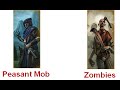 Total War WARHAMMER 1vs1 Peasant Mob Vs Zombies