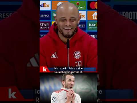 Kompany scherzt: "Habe eine Rauchbombe gezündet" #shorts