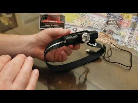 NEBO TRANSCEND HEADLAMP REVIEW  (1000 Lumens)