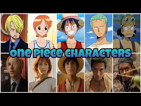☠️ ONE PIECE | Anime vs Live Action | Characters & Cast | 1st Batch | 2023 ☠️