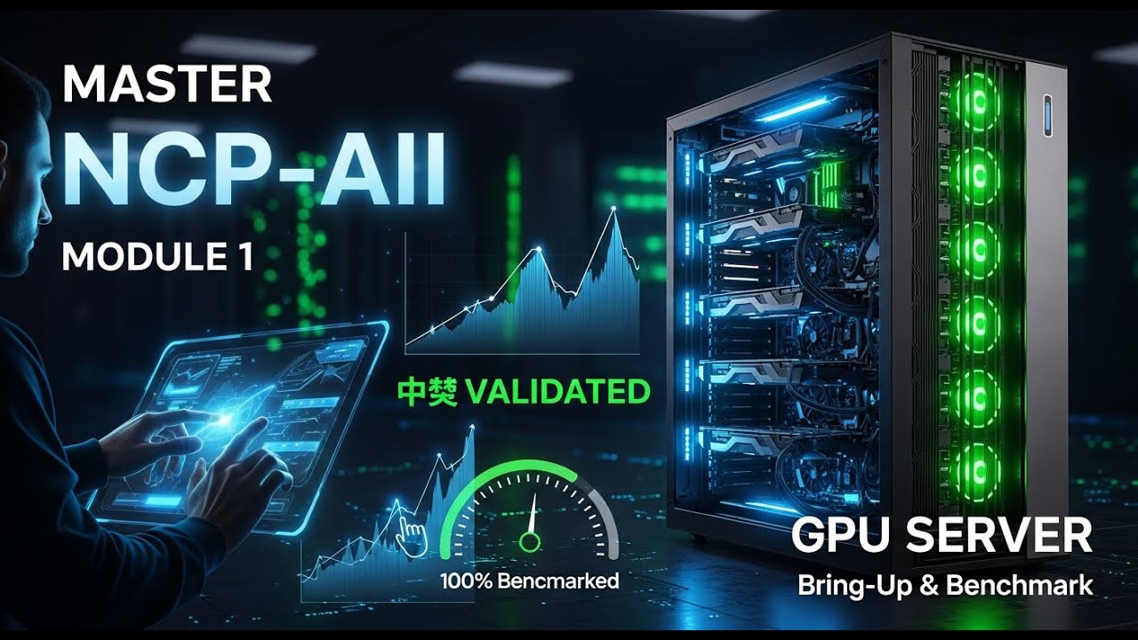Pass NVIDIA AI infrastructure(NCP-AII) Module 1: GPU Server Setup, Bring-Up & Performance Validation