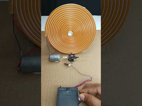 I Powered Neon LEDs Using a Mini Vibration Drone Motor! | #generator #innovation #diy