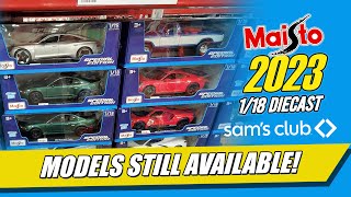 2023 Maisto 1/18 Scale available at SAM'S CLUB!
