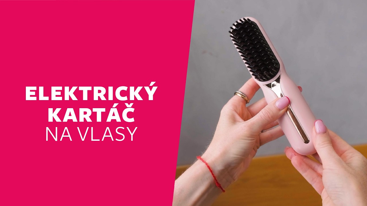 Bezdrátový elektrický kartáč na vlasy - představení