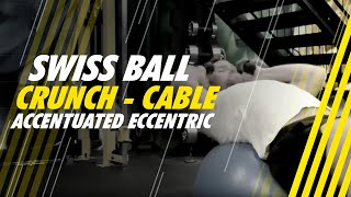 Swiss Ball cable Crunch exercise video thumbnail