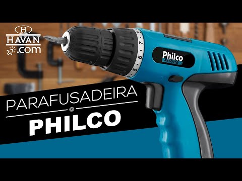 Parafusadeira e Furadeira 12V Philco Force PPF02MF Bivolt | HAVAN