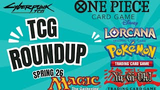 Spring 2026 TCG Roundup: Pokemon,MTG, Yu-Gi-Oh, One Piece, Kickstarter TCGs, TCGs dying and more