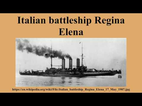 Italian battleship Regina Elena