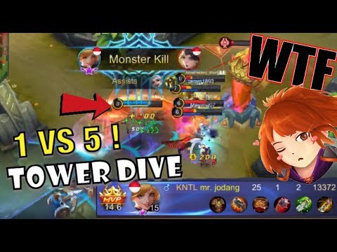 SAVAGE FANNY TOWER DIVE | CRAZY GAMEPLAY TUTORIAL #1 | MOBILE LEGENDS