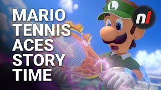 Mario Tennis Aces Story Time - Story Mode Introduction
