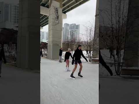 Skating under Toronto’s highway feels weirdly peaceful #toronto