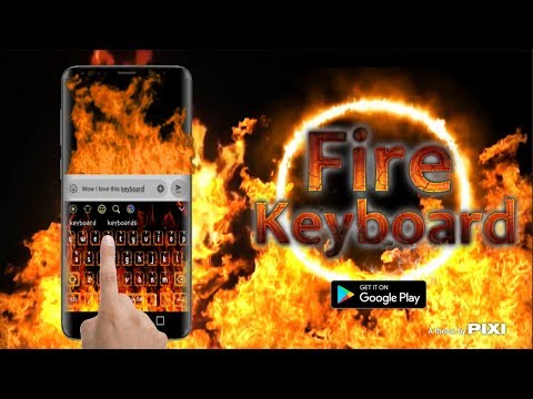 Fire Flames Keyboard Video