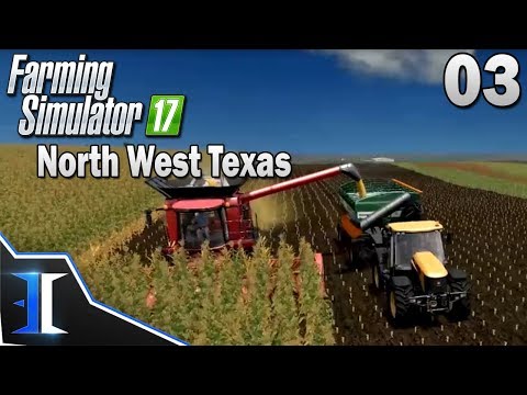FS17 Timelapse - North West Texas #3 | Gameplay | First Corn Harvest