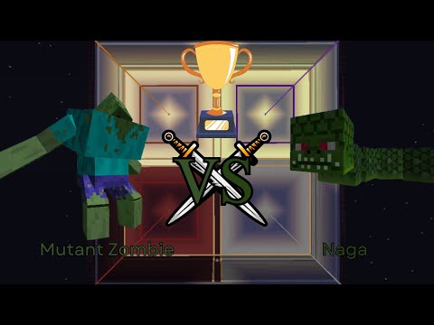 Mutant Zombie vs Naga | Minecraft 1.16.5