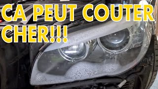 Condensation dans le phare?  Comment réparer facilement