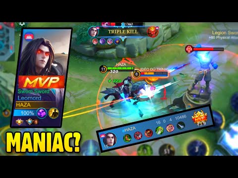 Leomord New Meta Revamp 100% Damage Hack Auto MANIAC!! UNSTOPPABLE | Build Top Global Leomord - MLBB