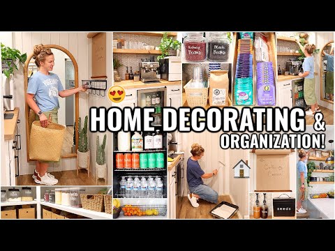HOME DECORATING & ORGANIZATION IDEAS!!😍 ORGANIZE WITH ME | DECLUTTERING AND ORGANIZING MOTIVATION