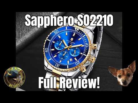 SAPPHERO Mens Watch 002 video review thumbnail