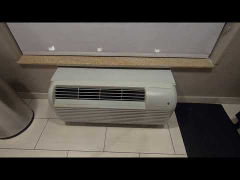 The General Electric Hall Way PTAC Running At Night