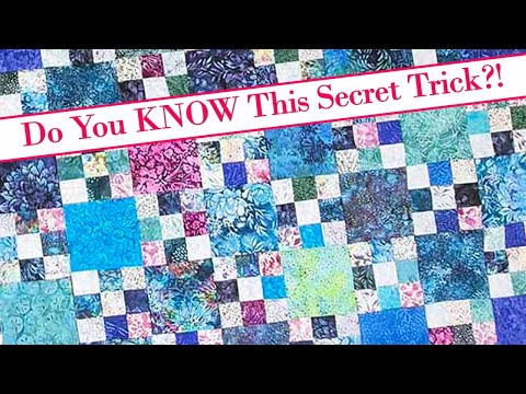 How I Made This Colorful Irish Chain Quilt So Easy!