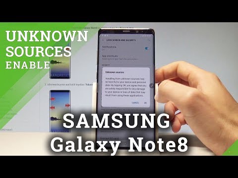 How to Enable Unknown Sources in SAMSUNG Galaxy Note8 |HardReset.Info