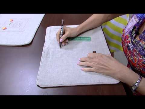 Mulher.com - 21/08/2015 - Almofada bordada com barbante tingido e linhas - Rosana Prado PT1