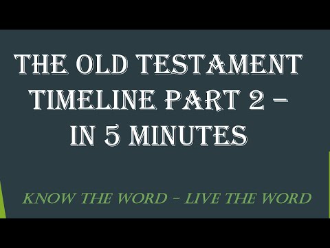 Old Testament Timeline (Part 2) - in 5 Minutes [Genesis 16-50 - Lot and Family through Joseph]