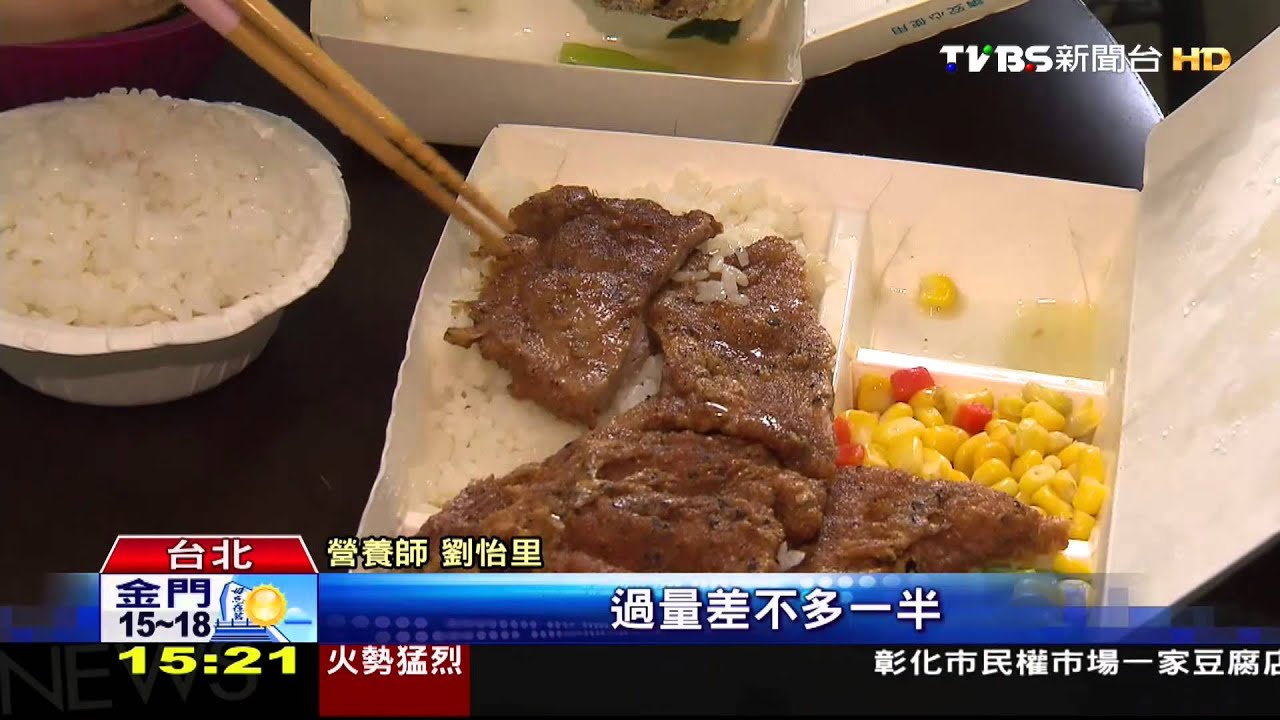 吃便當怕過量!飯、肉類減半 水果1碗量