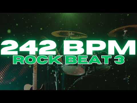 242 BPM - Rock Drum Beat - Loop 3