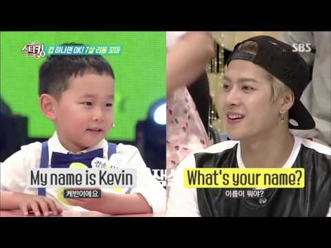 GOT7 Jackson speaking English with a children