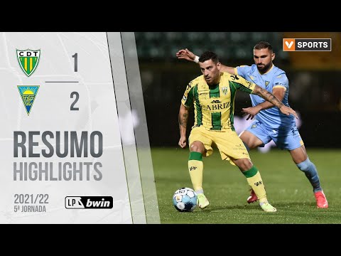 Highlights | Resumo: Tondela 1-2 Estoril Praia (Liga 21/22 #5)