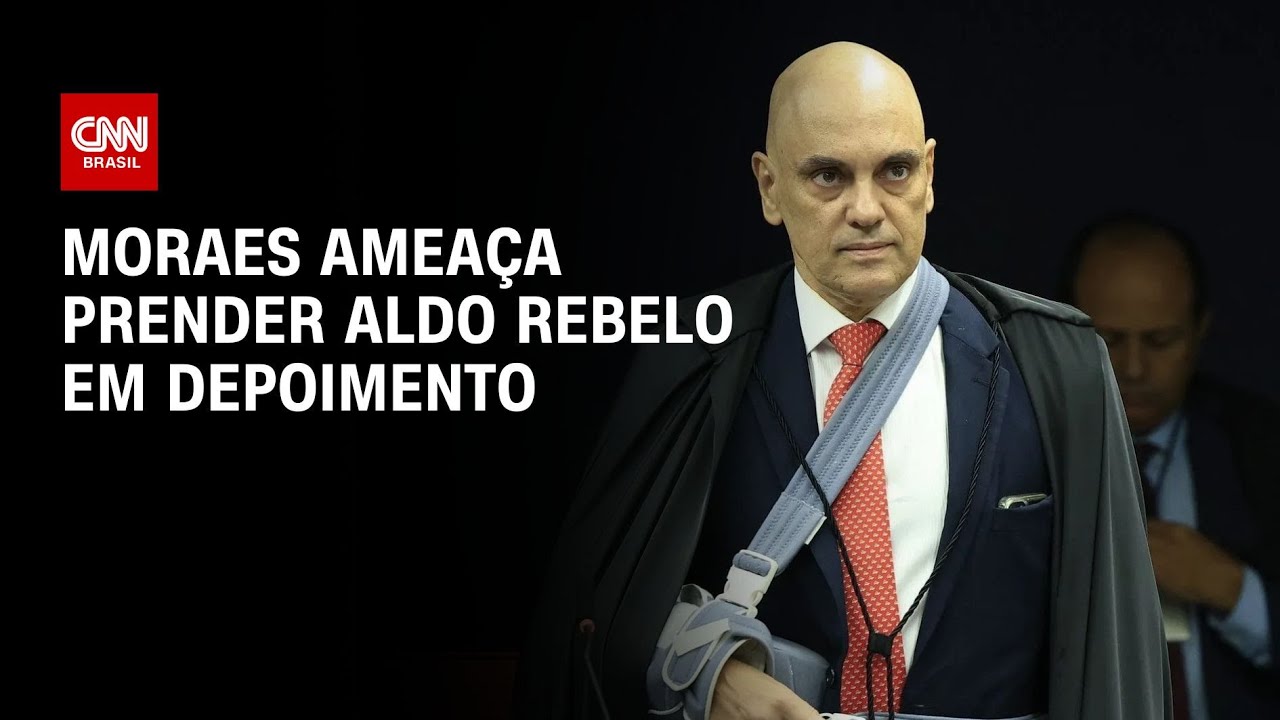 Moraes ameaça prender Aldo Rebelo por desacato durante depoimento sobre plano de golpe | CNN 360º