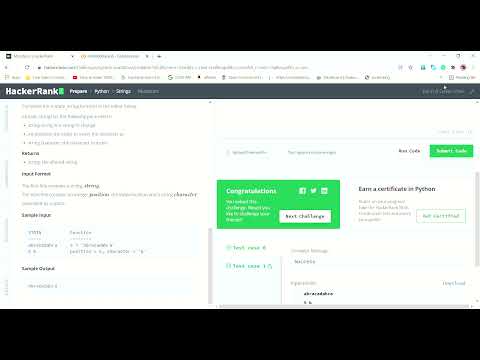 Mutate String Hackerrank Solution Codingcamp