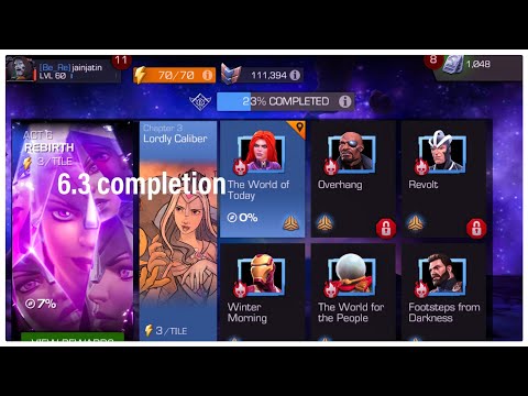 Act 6 Chapter 3 Completion part 2! -can we solo all the Bosses?! - Marvel Contest of Champions