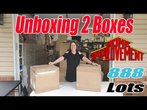888 Lots Unboxing 2 Large Boxes of Home Improvement - What will I find? - Online Reselling