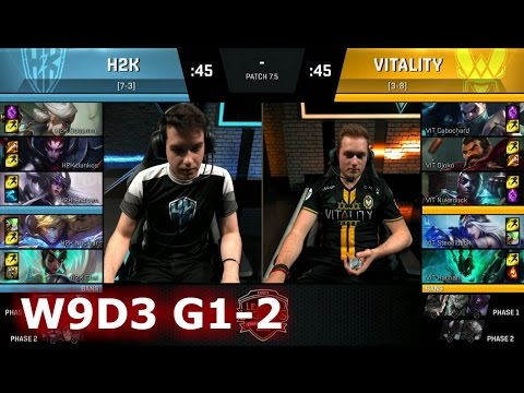 Vitality vs H2K Gaming | Game 2 S7 EU LCS Spring 2017 Week 9 Day 2 | VIT vs H2K G2 W9D2