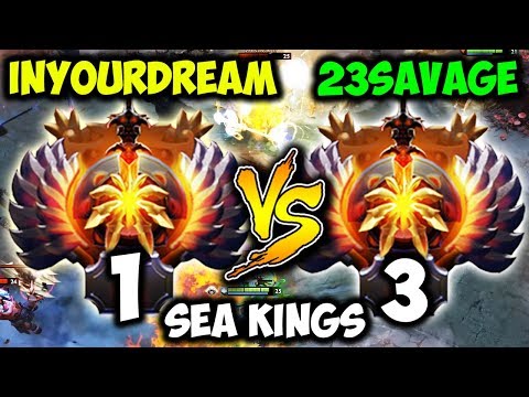 INYOURDREAM vs 23SAVAGE TOP 1 vs TOP 3 | EPIC BATTLE BETWEEN SEA KINGS