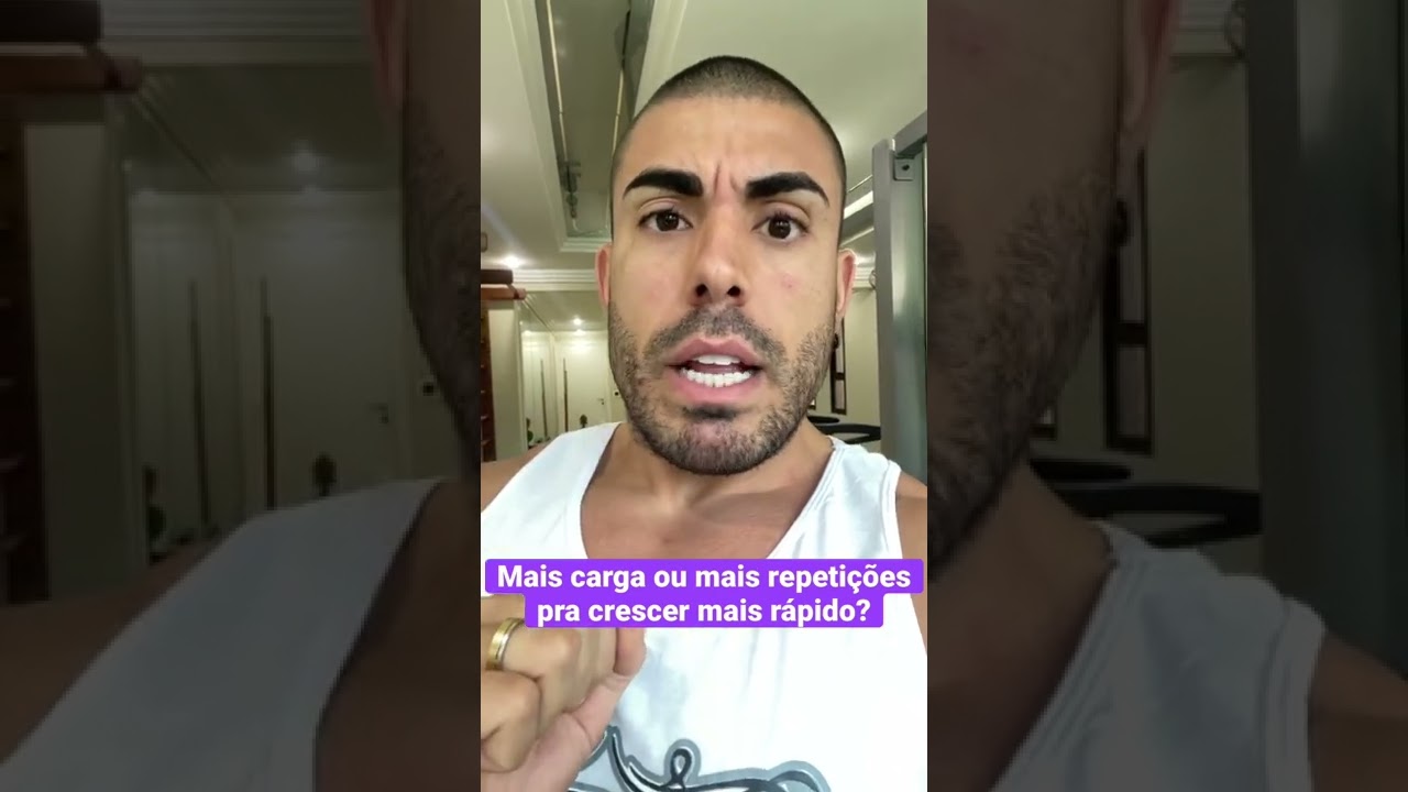 Mais carga ou mais repetições pra crescer mais rápido?