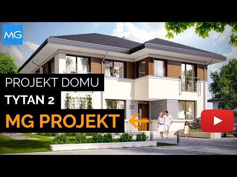 Projekt domu Tytan 2 MG Projekt - 172.21 m2 - koszt budowy 198 tys. zł