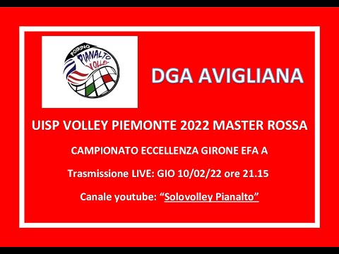 VOLLEY UISP FEM.  PIANALTO ROSSA - DGA AVIGLIANA   CAMPIONATO PIEMONTE  ECCELLENZA 2022
