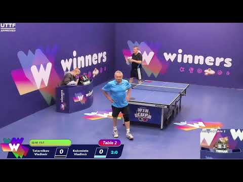 WINners CUP table 2  20.01  Tatarnikov Vladimir - Kolomiets Vladimir  16:00