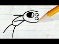 Sneaky Pencil Up To No Good In SUPER TRICKY PENCILMATION COMPILATION Pencilmation Cartoons