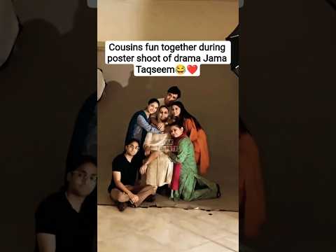 Jama Taqseem drama Episode 23,24,25 BTS - Jama Taqseem poster shoot #jamataqseem #foryou