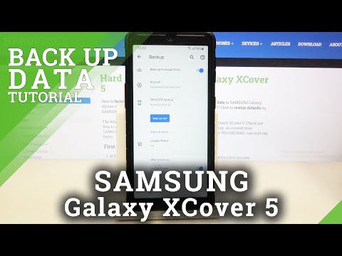 How to Enable Google Backup in SAMSUNG Galaxy XCover 5 – Turn On Google Backup