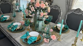 OLD MONEY DINING ROOM UPDATES | SPRING REFRESH #decoratewithme #oldmoneyaesthetic #springdecor