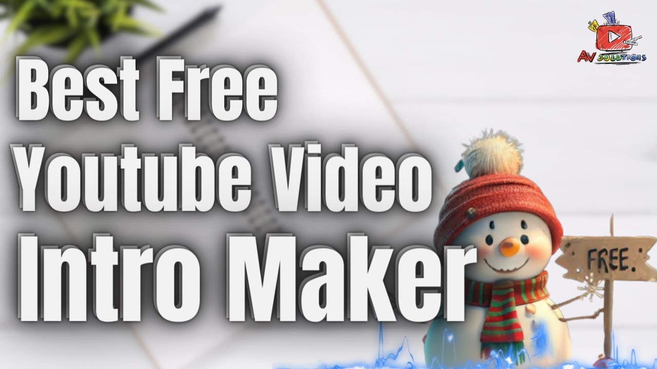 Best Free Online Youtube Intro Maker for beginners (Quick and Easy) #youtubeintro