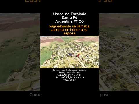 Marcelino Escalada, Santa Fe desde el Microsoft Flight Simulator #marcelinoescalada #santafe #msfs
