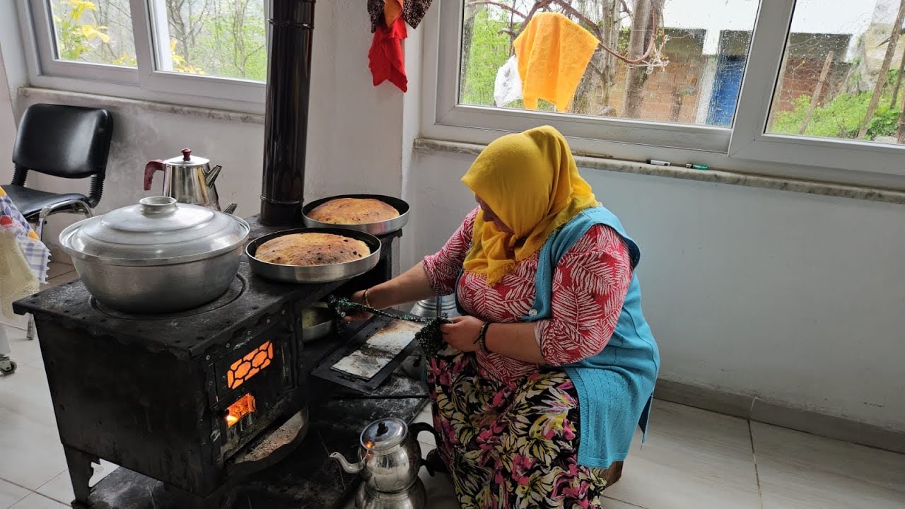 ‼️KUZİNEDE KÖY EKMEĞİ🔥🔥 TAVA TAVA YUMUŞACIK TARİFİ MELOŞTAN ‼️