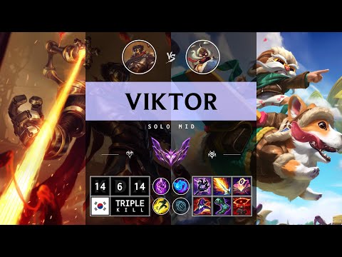 Viktor Mid vs Corki - KR Master Patch 14.12