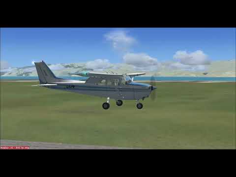 Microsoft Flight Simulator X Kiss landing with C172
